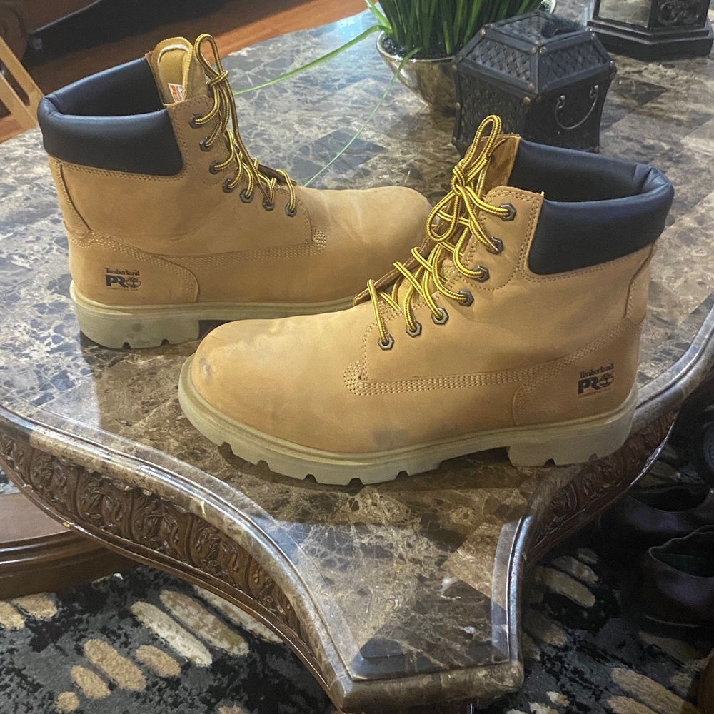 Timberland PRO Wheat and Black Work Boots